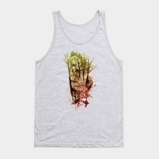 Enchanted Forest Design- Orange/Yellow Tank Top